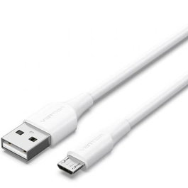 Vention CTIWH - Cable USB 2.0 Macho a Micro USB Macho, 2 Metros, Color Blanco